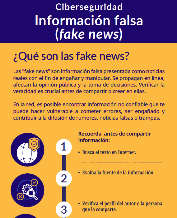 Infografía sobre fake news